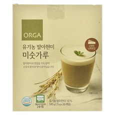 올가홀푸드 유기 발아현미 미숫가루, 500g, 1개