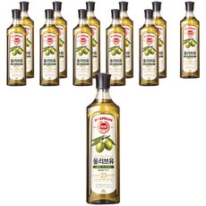 해표 압착 올리브유, 900ml, 12개