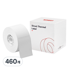 님봇 라벨프린터 B21 / B1 전용 라벨지 화이트 40 x 30 mm, 230칸, 2개
