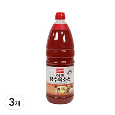 화미제당 탕수육 소스, 2kg, 3개