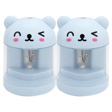 misoro 10000動物電動削鉛筆機 2359, 藍色, 2個