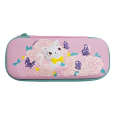 mideer 鉛筆盒 MD6213 小(22.5 x 9.5 x 5cm) 3歲以上適用 125g, 遊園的貓, 1個
