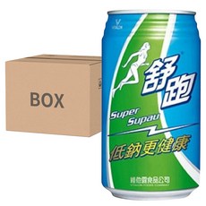 Super Supau 舒跑 運動飲料, 低鈉配方 補充維他命C 迅速補充水分與電解質 24罐, 335ml