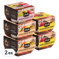 아넬라 생과일 디저트 달콤 5종세트, 망고, 복숭아, 딸기, 200g, 2세트