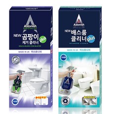 아스토니쉬 NEW 곰팡이 제거 클리너 plus 750ml + NEW 배스룸 버블 클리너 plus 750ml 세트