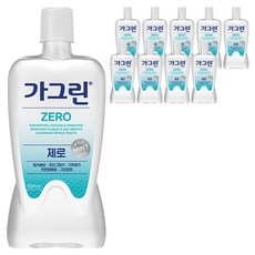 가그린 제로 구강청결제, 1.2L, 10개
