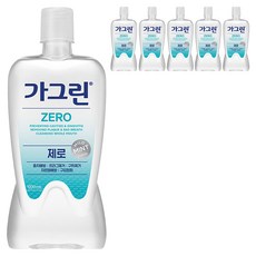 가그린 제로 구강청결제, 1.2L, 6개