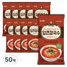 샘표 얼큰 칼국수, 101g, 50개