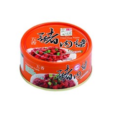 台糖 安心豚豬肉醬 五香 Set 3罐, 精選台糖豬肉 160公克, 160g