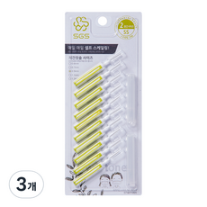 SGS 치간칫솔 일반형 0.9mm, 10개입, 3개