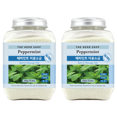 The Herb Shop 薄荷美容鹽 2 包, 450克, 2個