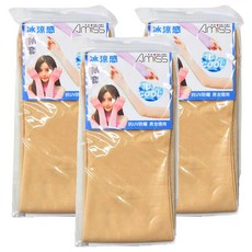 Amiss 機能感 台灣製防曬涼感袖套 UPF50+, 膚色, 3雙