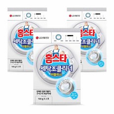 홈스타 세탁조 클리너 버블워시 드럼겸용 2포, 200g, 3개