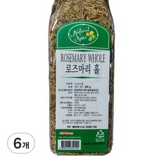 내츄럴스파이스 로즈마리 홀, 200g, 6개
