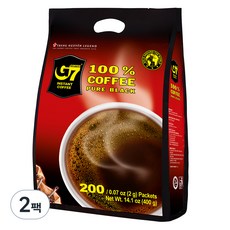 G7 블랙 커피, 2g, 200개입, 2개
