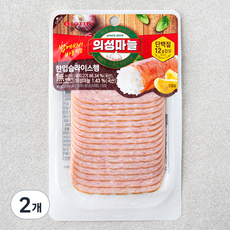 롯데햄 의성마늘 슬라이스햄, 90g, ...