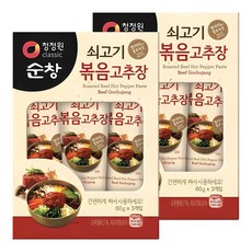 청정원순창 쇠고기볶음고추장, 60g, 6개 60g, 6개입