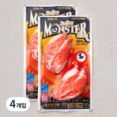 한성기업 몬스터크랩 맛살, 142g, 4개입