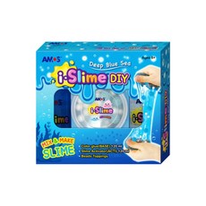 AMOS 阿摩司 i-Slime DIY 深藍海史萊姆組, 培養分析能力, 安全無毒, 粉藍白珠款, 1盒