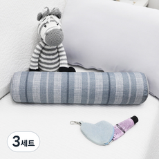 베드앤데코 에브리데이 경추 목베개 + 솜 세트, 크레욘그레이, 3세트