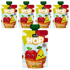 아넬라 HOP 과일 퓨레, 100g, 5개, 혼합맛(사과/사과배)