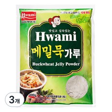 화미_메밀묵가루 400G 1팩, 3개