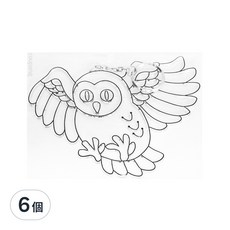 AMOS 阿摩司 壓克力模型版 M2 貓頭鷹, 6個