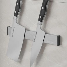 磁吸刀架30cm拉絲款，廚房刀具收納架，免釘磁性刀具架, 拉絲款, 1個