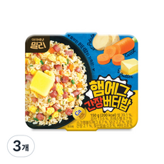 밀리 아이배냇 햄에그 간장버터밥, 150g, 3개