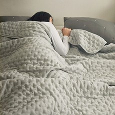 쉬즈홈 워싱 이불 겸 패드, 시크 그레이