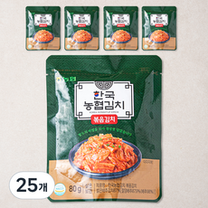 농협 한국 볶음김치, 80g, 25개