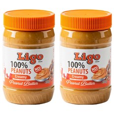 리고 크리미100% 땅콩버터잼, 2개, 453g