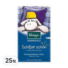 Kneipp 克奈圃 Schlaf schön 浴鹽, 幫助睡眠, 60g, 25包