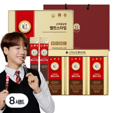 풍년보감 고려홍삼정 밸런스타임 6년근 홍삼스틱 선물세트 + 쇼핑백, 300g, 8세트