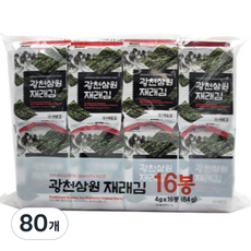 삼원 광천 재래 도시락김 16p, 4g, 80개