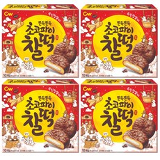 청우 초코파이찰떡 10p, 215g, 4개