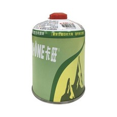 K-ONE 卡旺 登山瓦斯罐, 丙丁烷氣體, 氣化性佳, 方便攜帶, 適合戶外旅行、露營和燒烤, 450g, 1罐