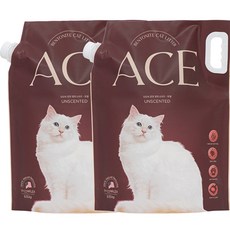  에이스벤토나이트 고양이모래 언씬티드 무향, 9.35kg, 2개 
