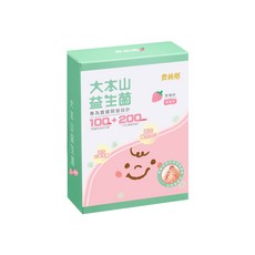 農純鄉 台灣公司貨 大本山益生菌粉 草莓味, 2g, 30包, 1盒