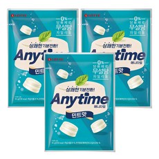 LOTTE 樂天 Anytime薄荷糖, 92g, 3袋