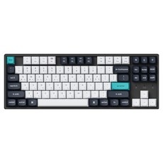 키크론 K8 MAX ALU 유무선 RGB 기계식 텐키리스 키보드 핫스왑, 블랙, K8M-J10-KR, 저소음 화이트축
