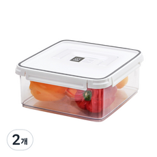 수납이야기 스카이락 점보 2호 밀폐용기, 2개, 3.8L 2개, 단품