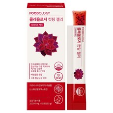 푸드올로지 콜레올로지 컷팅 젤리 10p, 1개, 250g