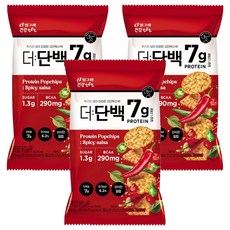 Deo Danbaek 蛋白爆米花脆片 辣味莎莎醬口味, 3包, 44g