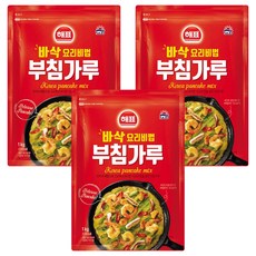 해표 부침가루, 3개, 1kg