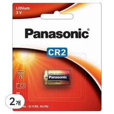 파나소닉 3V 리튬 CR2 건전지, 1개입, 2개 1개입, 2개