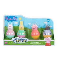 CHARACTER OPTIONS Peppa Pig Wibbles 佩奇和朋友們玩偶套組, 混合顏色