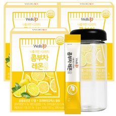 로엘 웰업 나를 위한 시크릿티 콤부차 레몬맛 분말스틱, 5g, 30개입, 3개, 5g