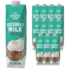 코코씸 쿠킹용 코코넛 밀크, 1000ml, 12개