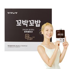 비브리브 꼬박꼬밥 체중조절용 한끼쉐이크 초코, 40g, 7개 브리브 꼬박꼬밥 식사대용 단백질 쉐이크 40g 7개